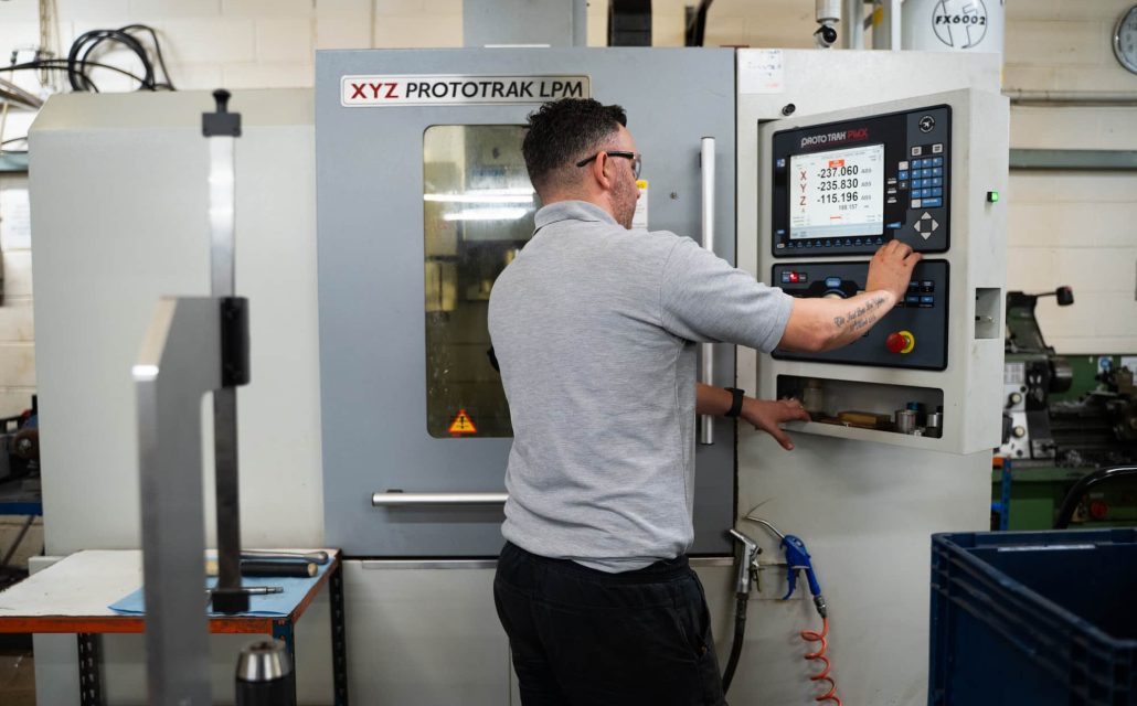 CNC milling & prototype machining UK